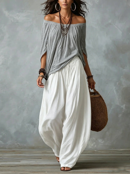 Camilla Ulivelli™ Effortless Off-Shoulder Co-ord Set