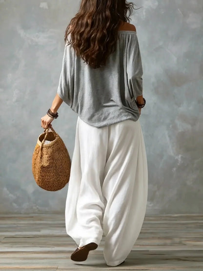 Camilla Ulivelli™ Effortless Off-Shoulder Co-ord Set