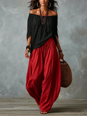 Camilla Ulivelli™ Effortless Off-Shoulder Co-ord Set
