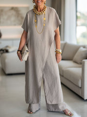 Candida Astolfi™ Effortless Loose Fit Two-Piece Set