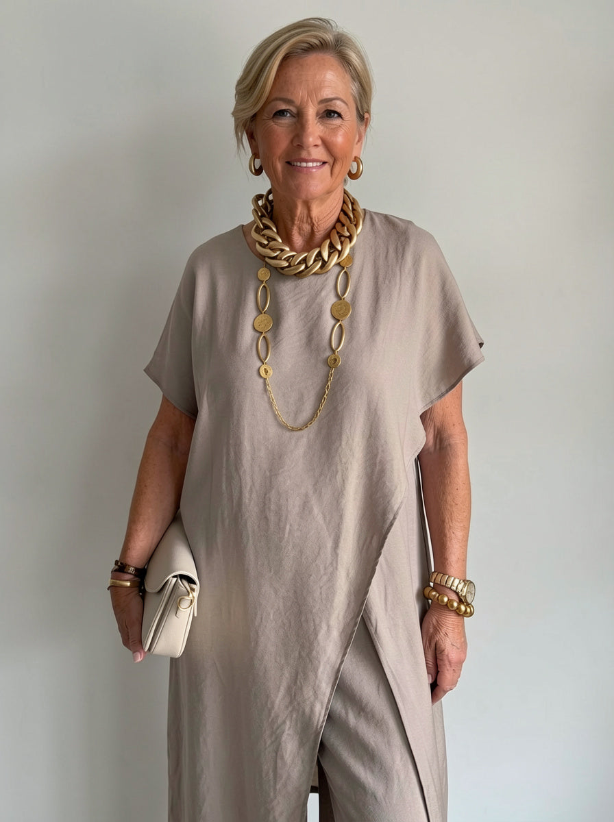 Candida Astolfi™ Effortless Loose Fit Two-Piece Set
