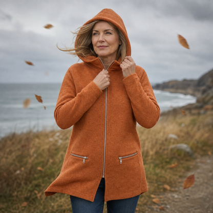 Candida Barchetti™ Zip Hooded Jacket for Everyday Layering