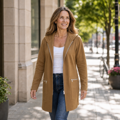 Candida Barchetti™ Zip Hooded Jacket for Everyday Layering