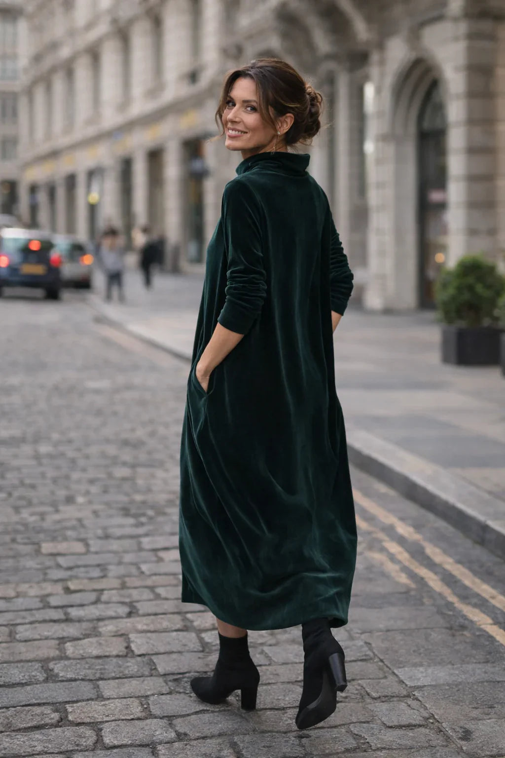 Candida Manganelli™ Cozy Maxi Dress for Effortless Style