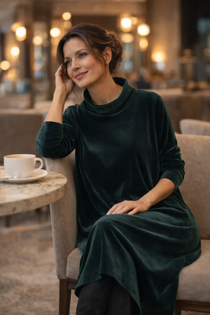 Candida Manganelli™ Cozy Maxi Dress for Effortless Style
