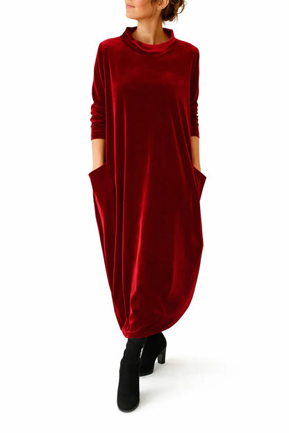 Candida Manganelli™ Cozy Maxi Dress for Effortless Style