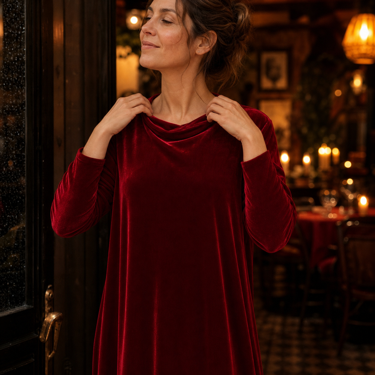 Candida Manganelli™ Cozy Maxi Dress for Effortless Style