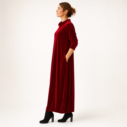 Candida Manganelli™ Cozy Maxi Dress for Effortless Style