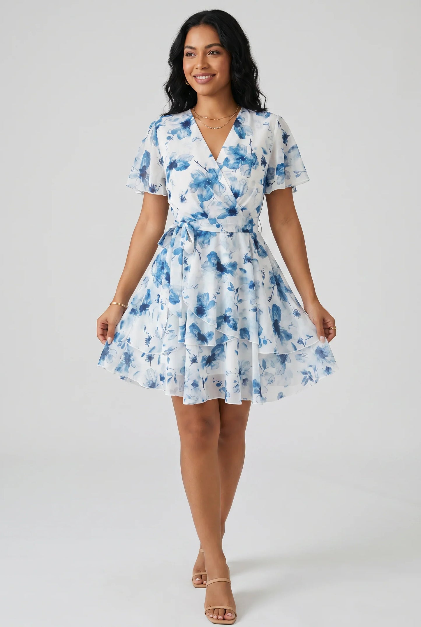 Candida Vettori™ Breathable Floral Summer Dress for Effortless Style