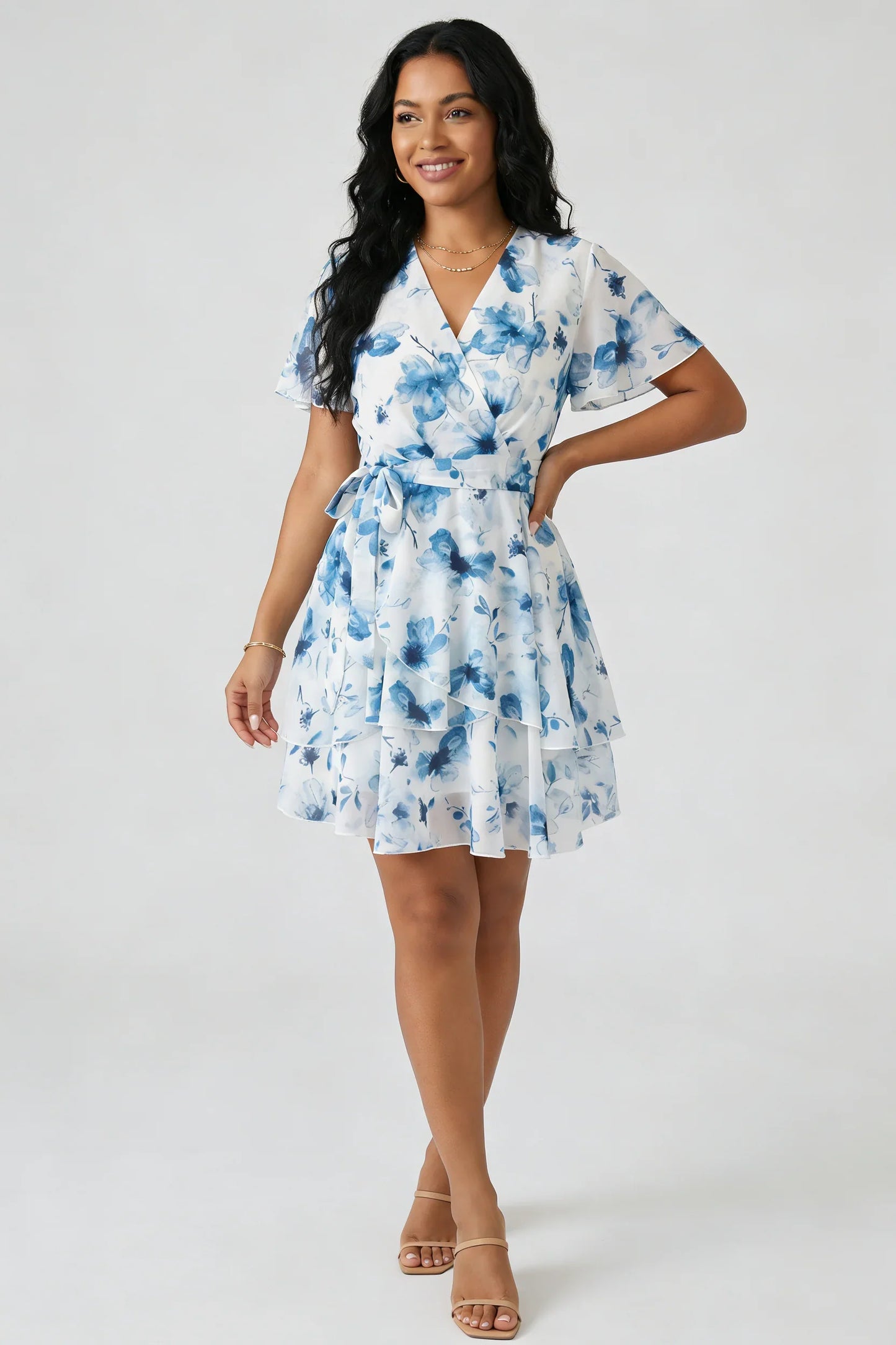 Candida Vettori™ Breathable Floral Summer Dress for Effortless Style