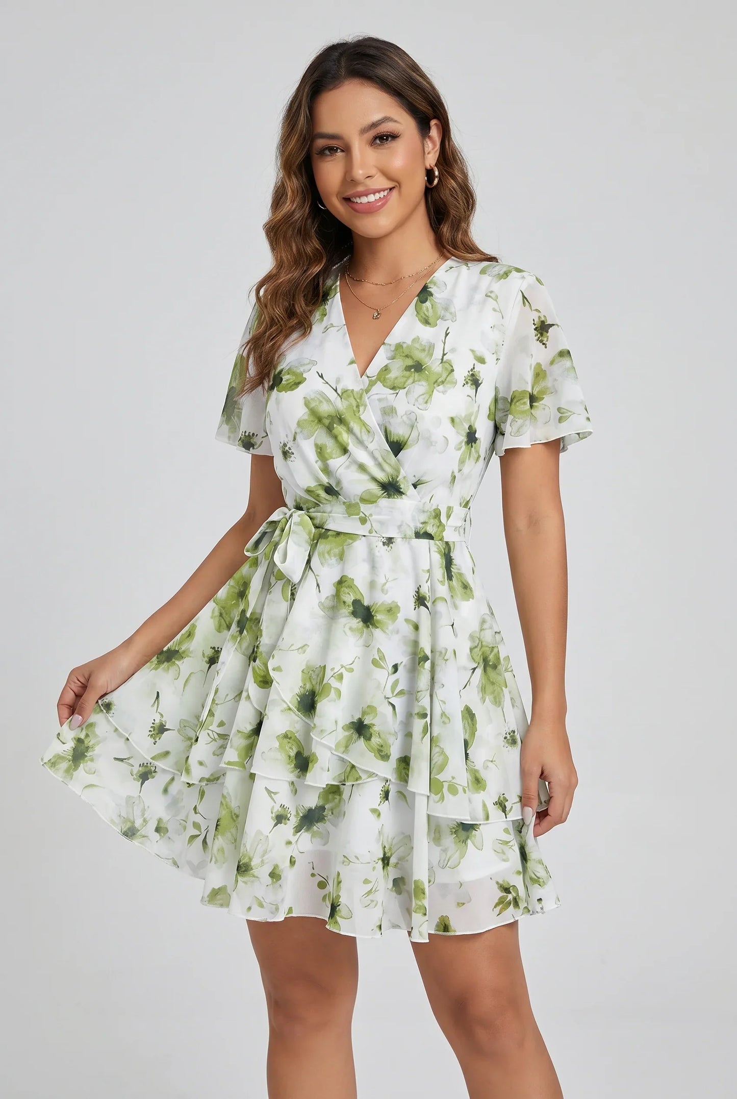 Candida Vettori™ Breathable Floral Summer Dress for Effortless Style