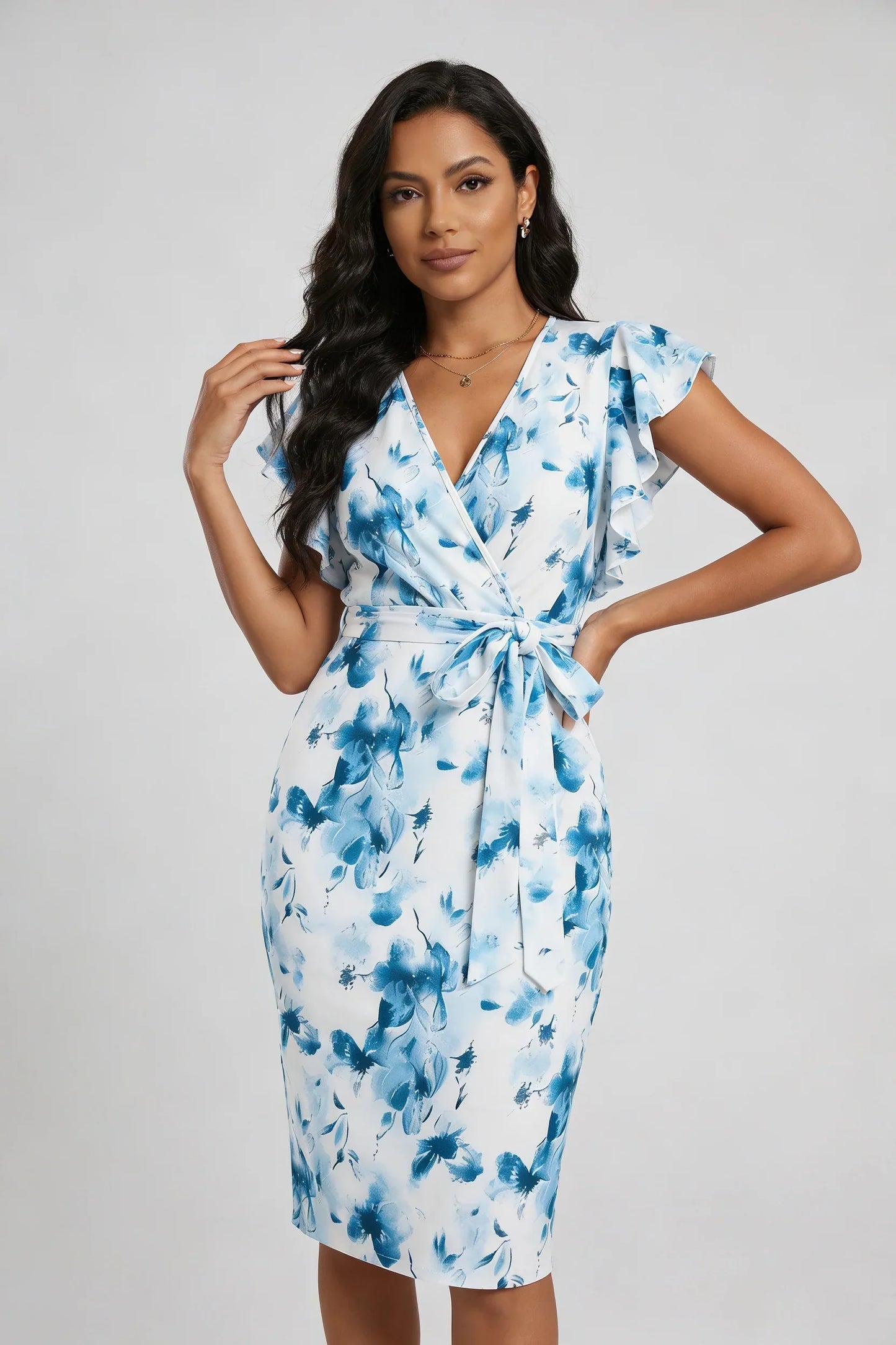 Candida Vettori™ Breathable Floral Summer Dress for Effortless Style
