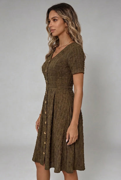 Candida Vettori™ Breathable Floral Summer Dress for Effortless Style