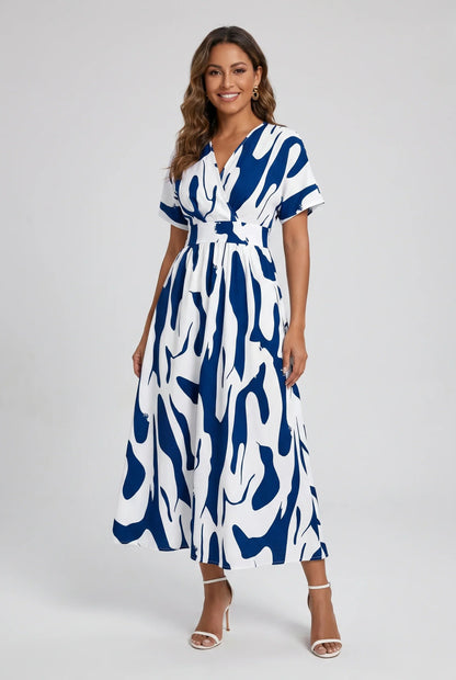 Candida Vettori™ Breathable Floral Summer Dress for Effortless Style