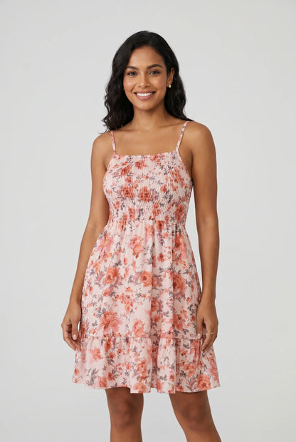 Candida Vettori™ Breathable Floral Summer Dress for Effortless Style