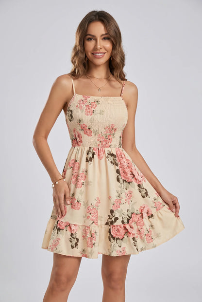 Candida Vettori™ Breathable Floral Summer Dress for Effortless Style