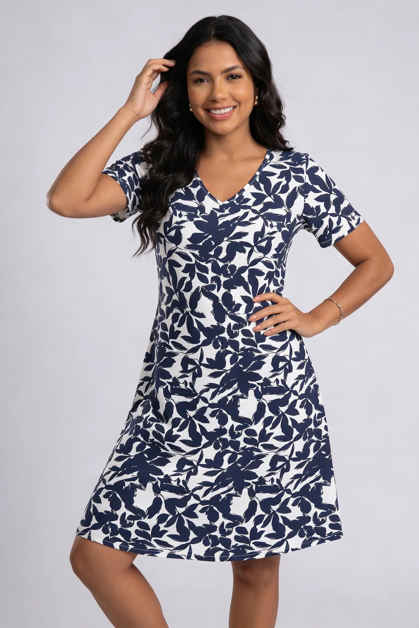 Candida Vettori™ Breathable Floral Summer Dress for Effortless Style