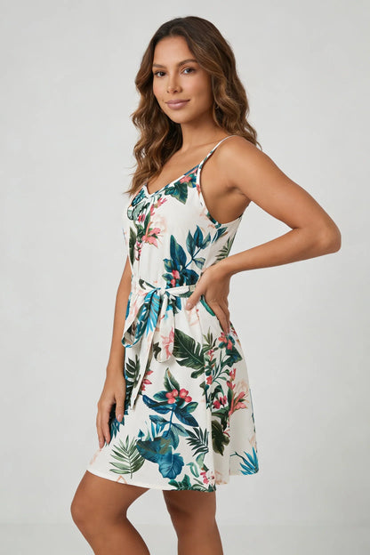Candida Vettori™ Breathable Floral Summer Dress for Effortless Style