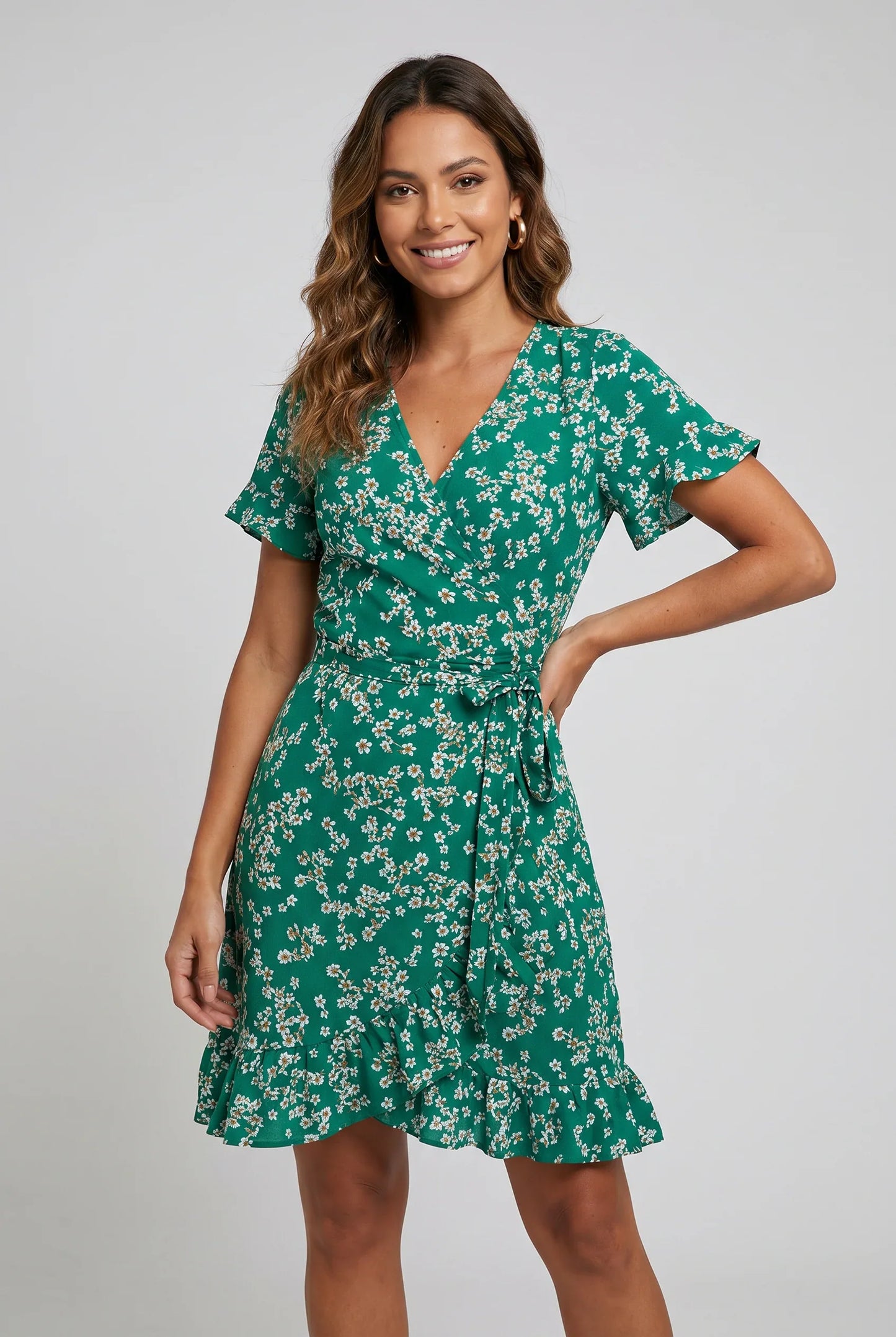 Candida Vettori™ Breathable Floral Summer Dress for Effortless Style