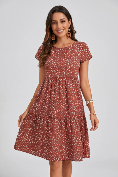Candida Vettori™ Breathable Floral Summer Dress for Effortless Style