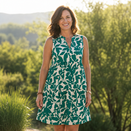Candida Vettori™ Breathable Floral Summer Dress for Effortless Style