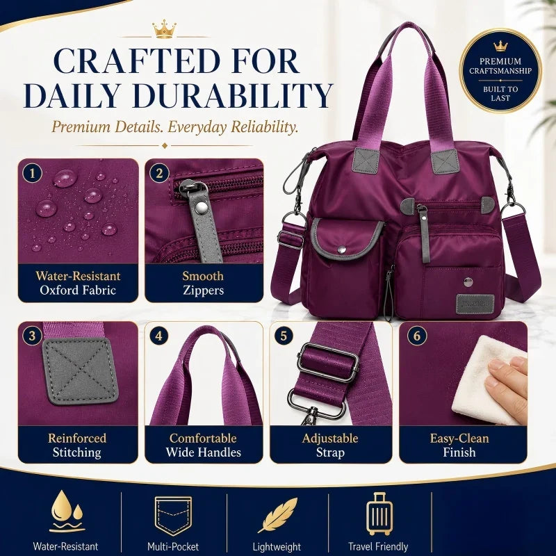 CarryLux™ Spacious Everyday Tote for Effortless Organization