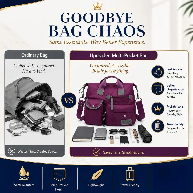 CarryLux™ Spacious Everyday Tote for Effortless Organization