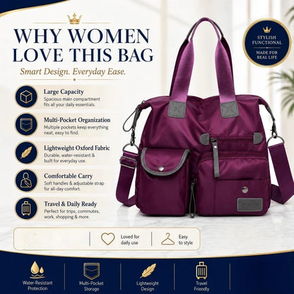 CarryLux™ Spacious Everyday Tote for Effortless Organization