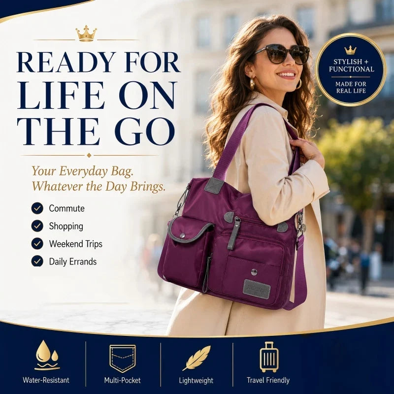 CarryLux™ Spacious Everyday Tote for Effortless Organization