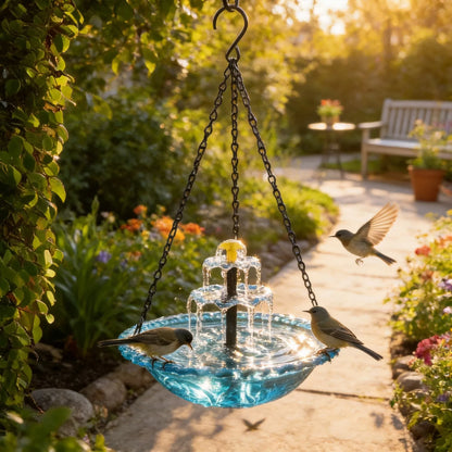 Cascadelle™ Solar Powered Cascading Bird Bath Fountain