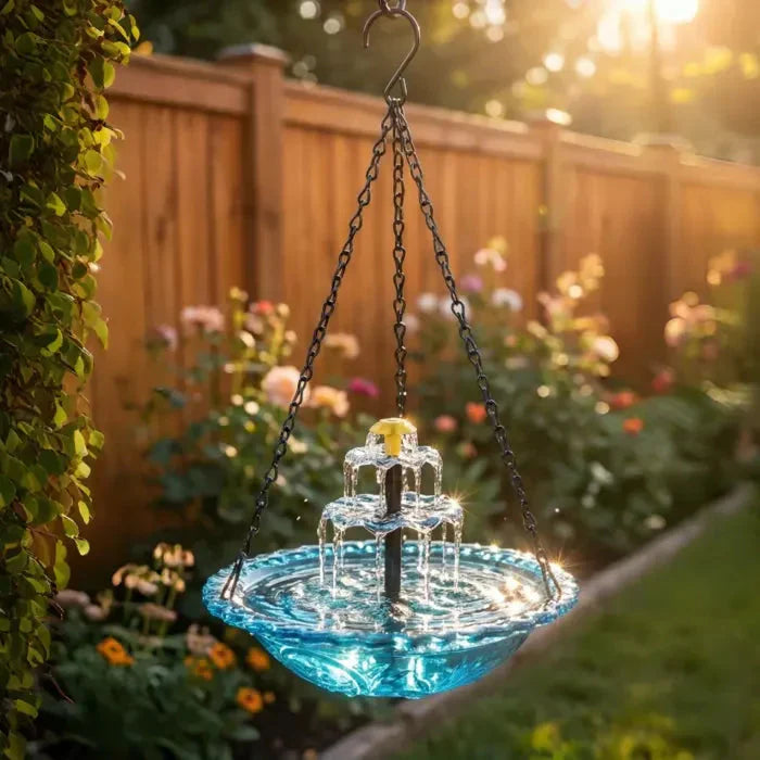 Cascadelle™ Solar Powered Cascading Bird Bath Fountain