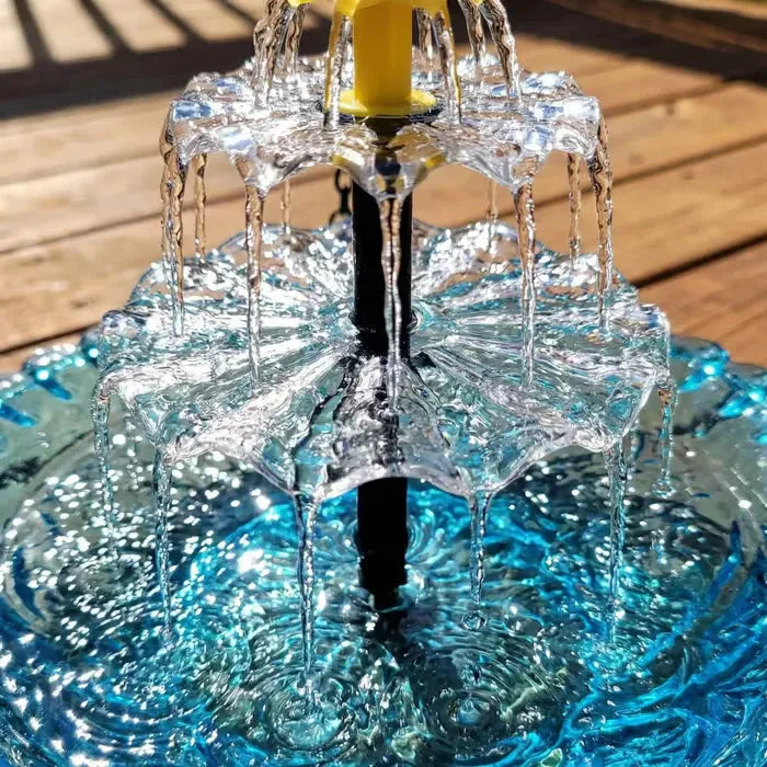 Cascadelle™ Solar Powered Cascading Bird Bath Fountain
