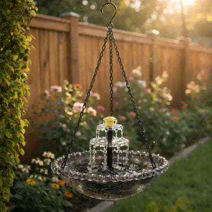 Cascadelle™ Solar Powered Cascading Bird Bath Fountain