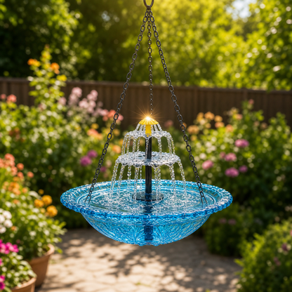 Cascadelle™ Solar Powered Cascading Bird Bath Fountain