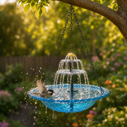Cascadelle™ Solar Powered Cascading Bird Bath Fountain