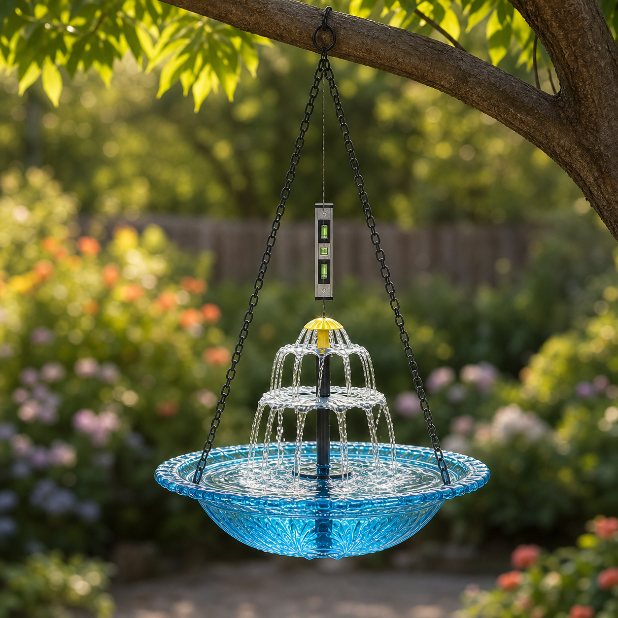 Cascadelle™ Solar Powered Cascading Bird Bath Fountain