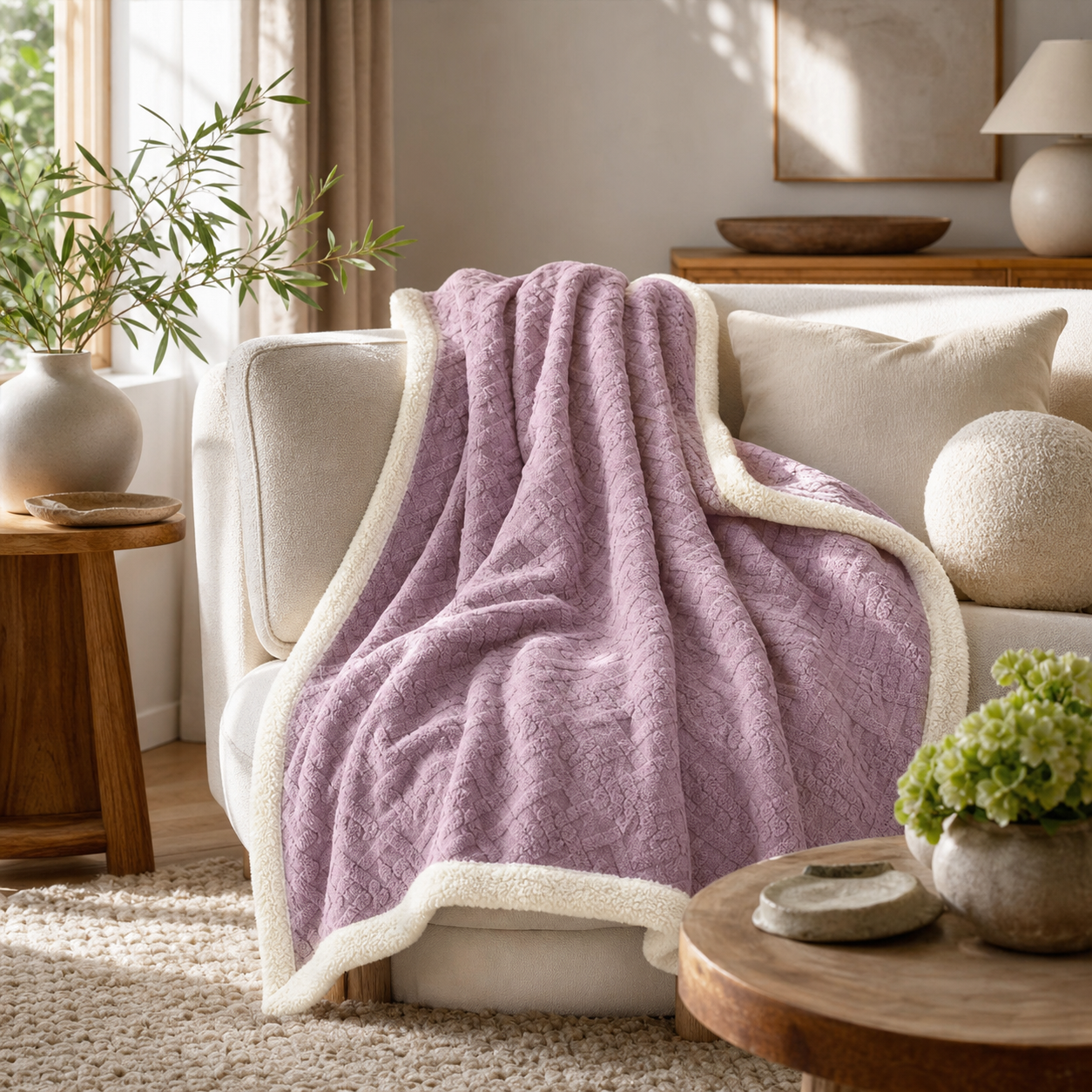 Cashmera™ Cozy Throw Blanket for Elegant Comfort
