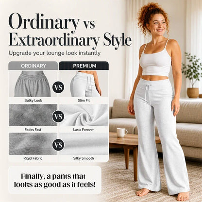 Caterina Boselli™ High Waist Flared Pants for Effortless Elongation