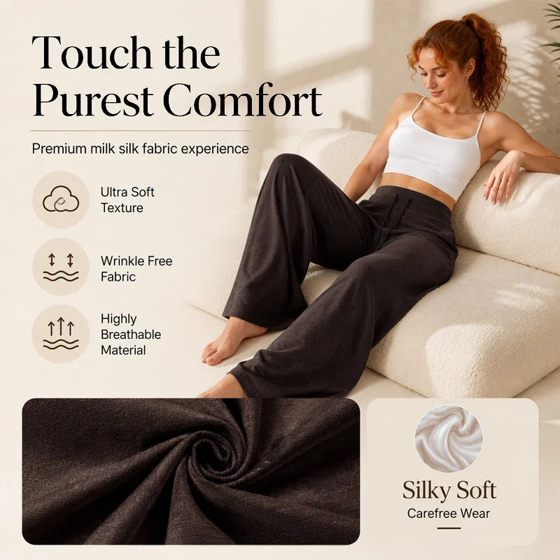 Caterina Boselli™ High Waist Flared Pants for Effortless Elongation
