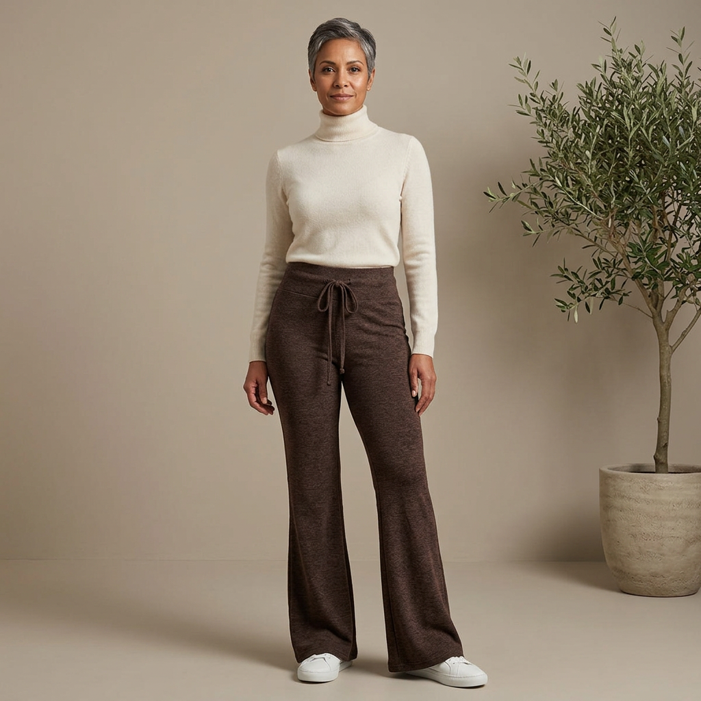 Caterina Boselli™ High Waist Flared Pants for Effortless Elongation