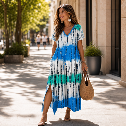 Caterina Brambati™ Versatile Gradient Dress for Warm Days