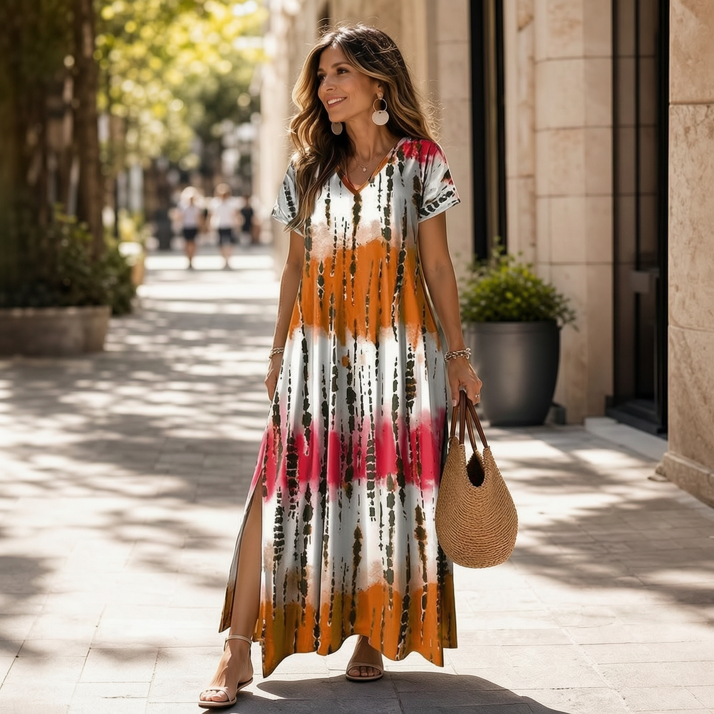 Caterina Brambati™ Versatile Gradient Dress for Warm Days