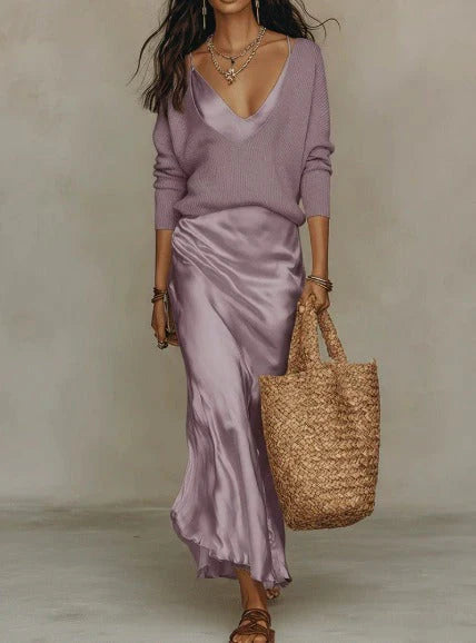 Caterina Gualandi™ Coordinated Dress Set for Effortless Elegance