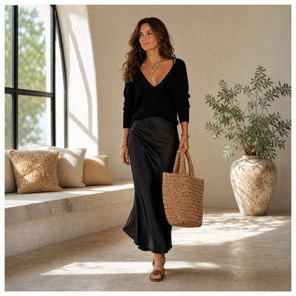 Caterina Gualandi™ Coordinated Dress Set for Effortless Elegance