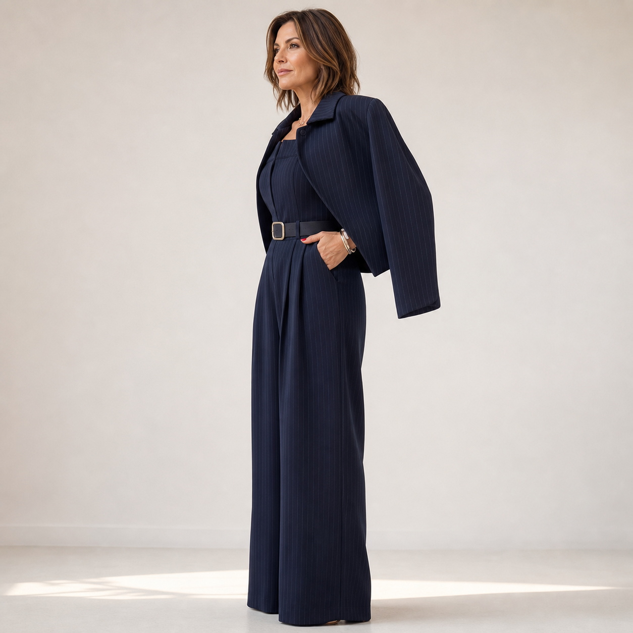 Caterina Nicodemi™ Versatile Jumpsuit Blazer Set for Work and Evenings