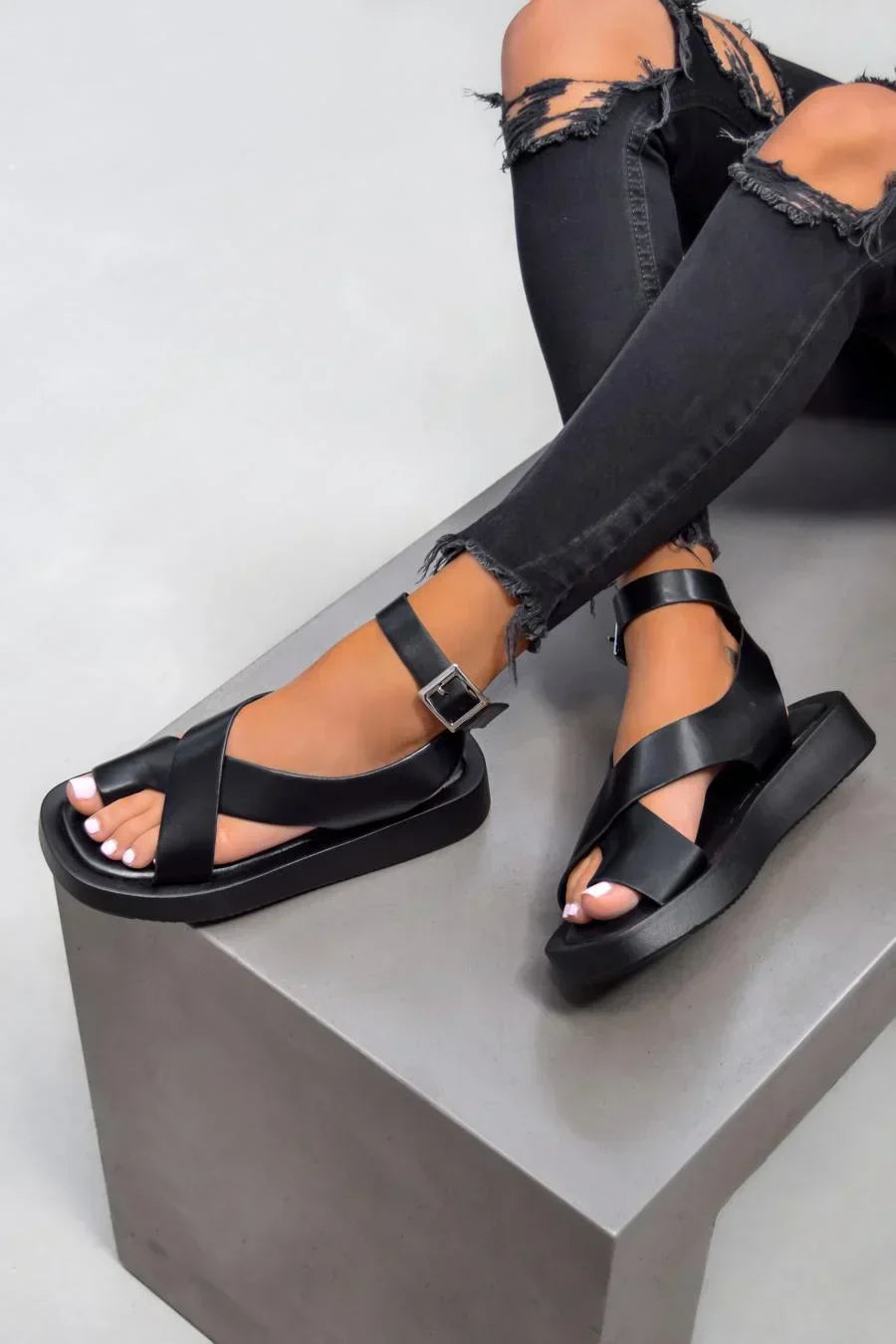 Caterina Zecchini™ Chunky Gladiator Sandals for Bold Summer Style