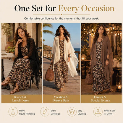 Catia Sestini™ Two-in-One Maxi Dress for Effortless Style