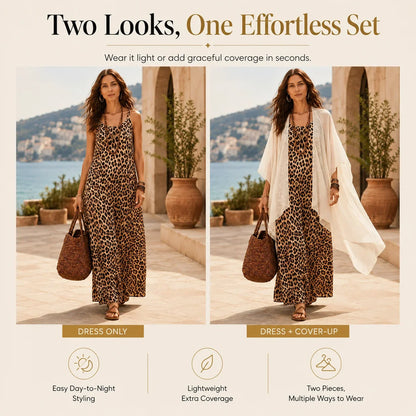 Catia Sestini™ Two-in-One Maxi Dress for Effortless Style