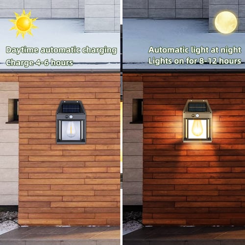 Solar Seren™ Solar-powered outdoor wall lamp