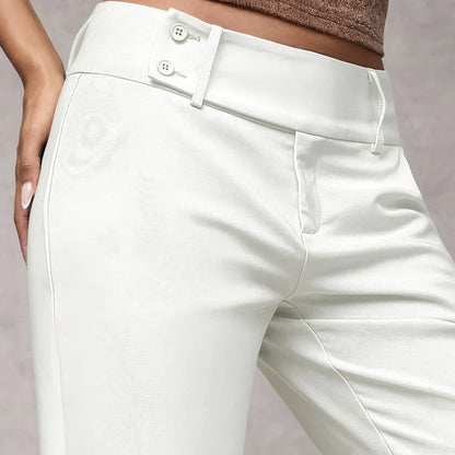 Cecilia Baldini™ Elegant Wide Leg Trousers